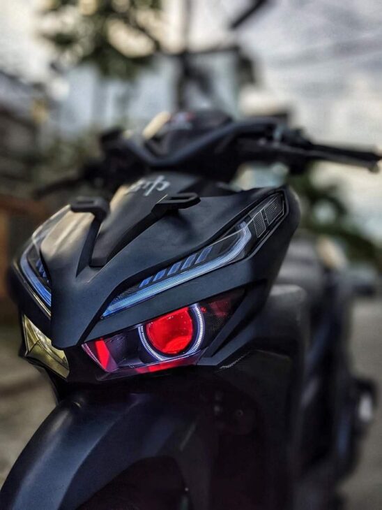 Bi Led X Light V10 Ultra kết hợp vòng 3D đổi màu i8