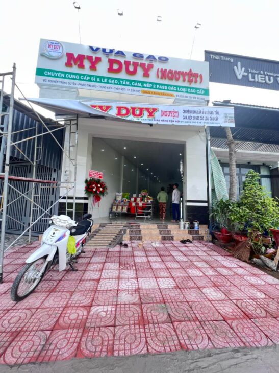 Khai Trương vựa gạo My Duy, chuyên cung cấp gạo, nếp, tấm, cám các loại
