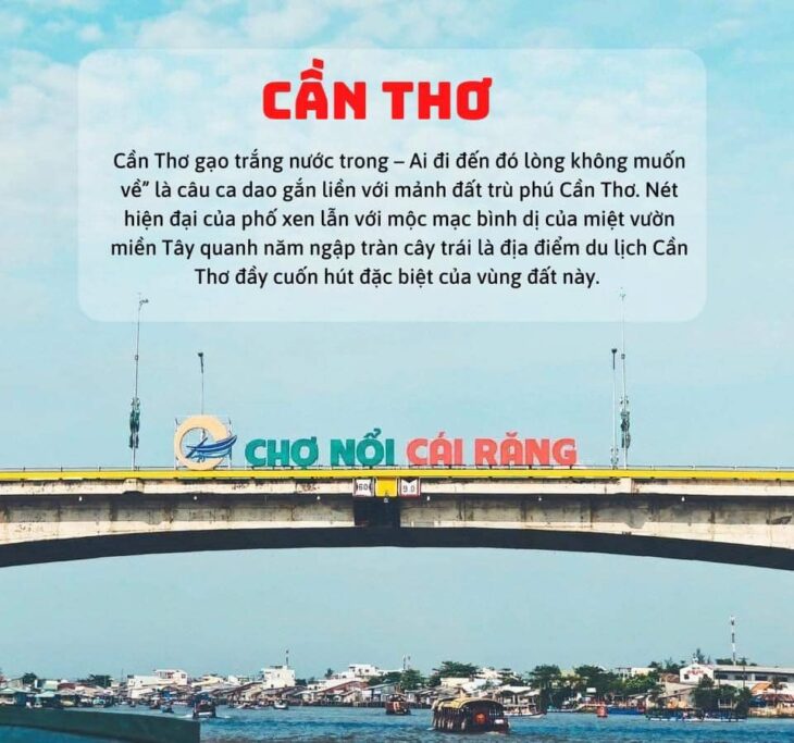 Trải Nghiệm tour CẦN THƠ CITY- MỘT NGÀY TÂY ĐÔ