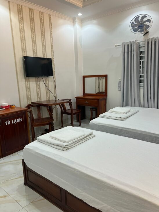 Khách sạn SAO MAI với trang thiết bị hiện đại đầy đủ tiện nghi