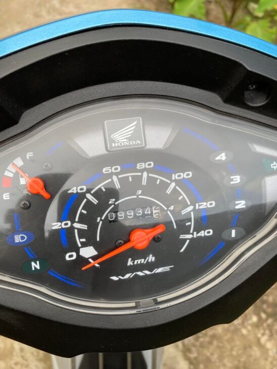 Wave alpha 110. 2019. Xe chạy lướt odo 9 ngàn km
