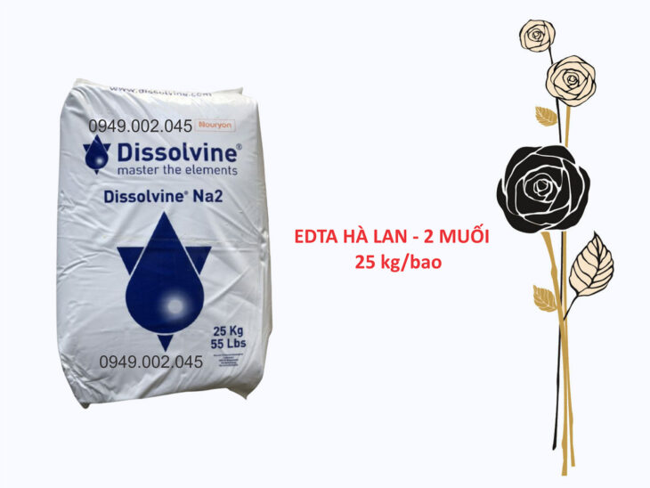 EDTA Dissolvine NA2 – Nguyên liệu khử kim loại nặng trong ao nuôi