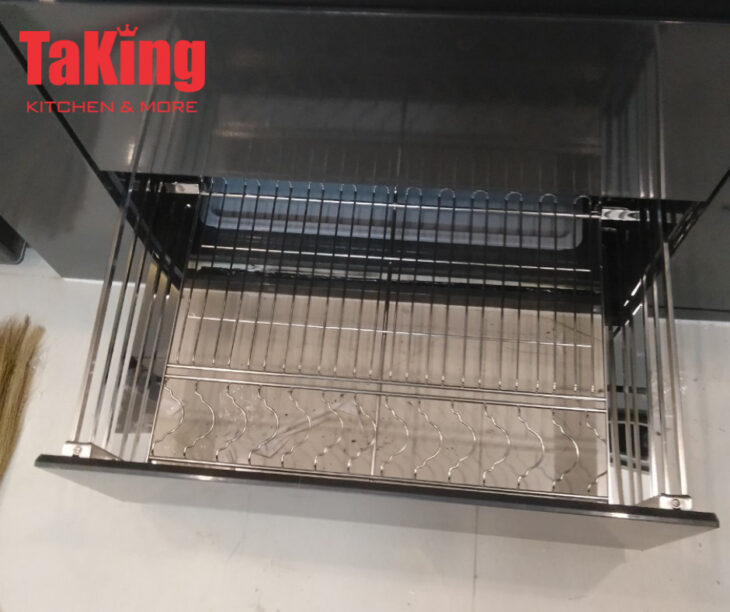 Kệ xoong nồi nan dẹt cánh kéo TaKing Kệ xoong nồi nan dẹt cánh kéo TaKing