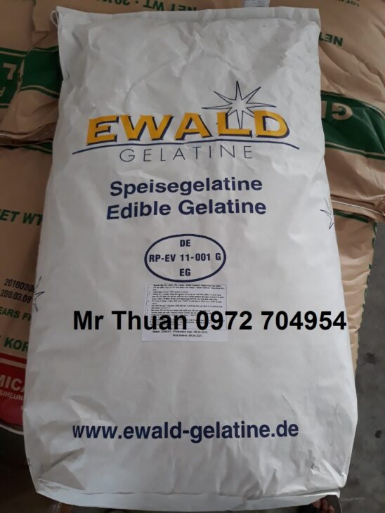 phụ gia làm dày và tạo dẻo Gelatin phụ gia làm dày và tạo dẻo Gelatin