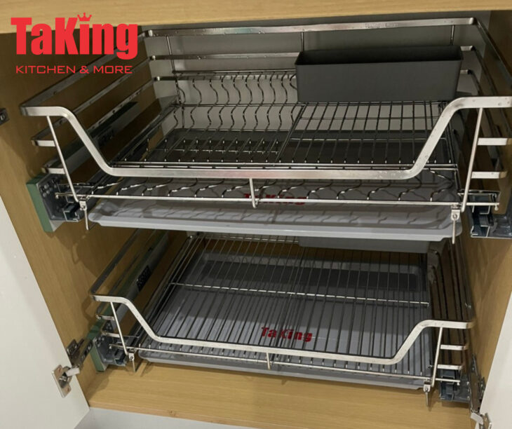 Kệ chén bát nan dẹt SUS 304 cao cấp, thiết kế sang trọn, hiện đại TaKing Kệ chén bát nan dẹt SUS 304 cao cấp, thiết kế sang trọn, hiện đại TaKing