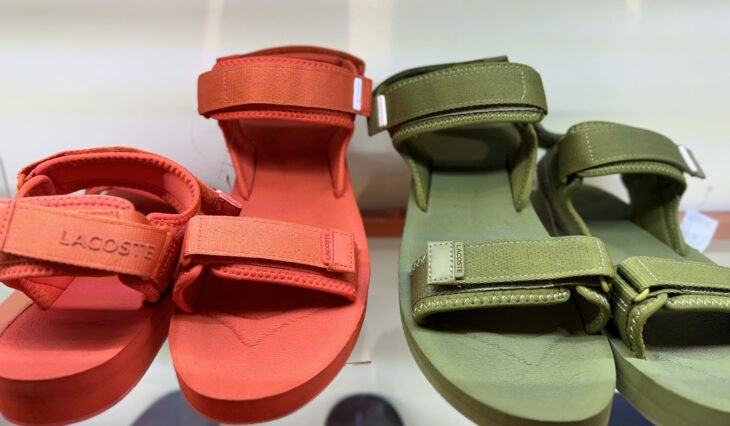 Giày sandal Lacoste cam – 39CMA00387A5