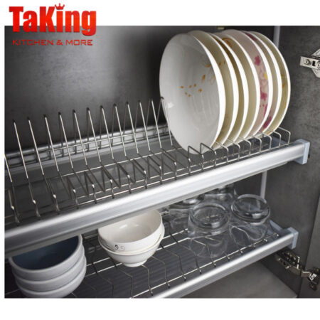 Kệ bát đĩa cố định VIP hiện đại 2 tầng TaKing Kệ bát đĩa cố định VIP hiện đại 2 tầng TaKing