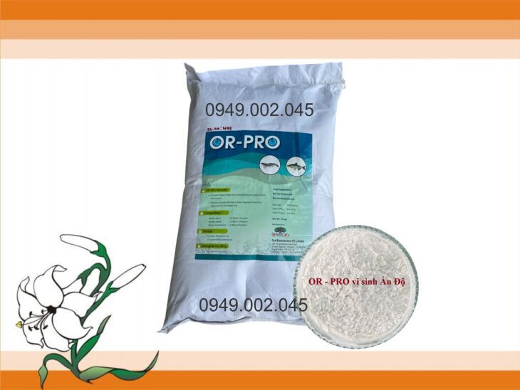 Men Or Pro – Hỗn hợp men Bacillus hỗ trợ tiêu hóa, xử lý nước ao nuôi