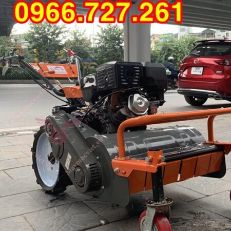 Máy cắt cỏ trục băm, cắt cỏ vườn sầu 10hp đề nổ Kawasaki VMTB100D