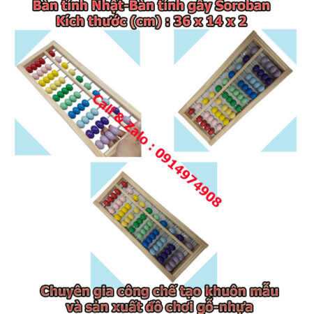 Bàn tính gãy Soroban-sản xuất đồ chơi giáo dục theo yêu cầu Bàn tính gãy Soroban-sản xuất đồ chơi giáo dục theo yêu cầu