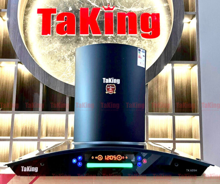 Máy hút mùi gắn tường, kiểu dáng kính cong cao cấp TK 609H TaKing
