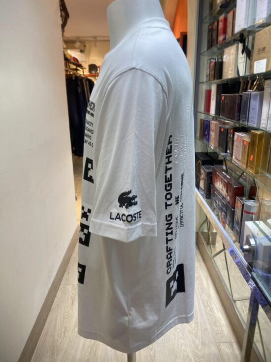 Áo Thun Trắng Hình Lacoste