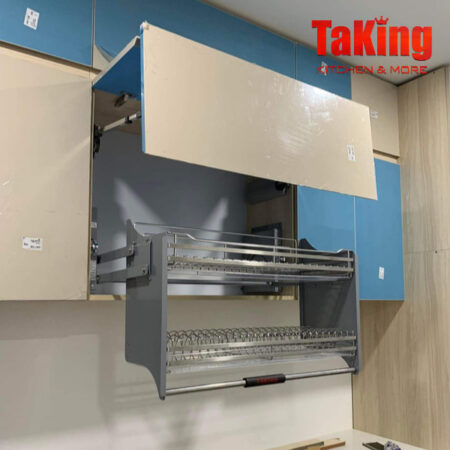 Kệ bát đĩa nâng hạ di động, hiện đại TaKing, thiết kế thông minh, đẹp mắt