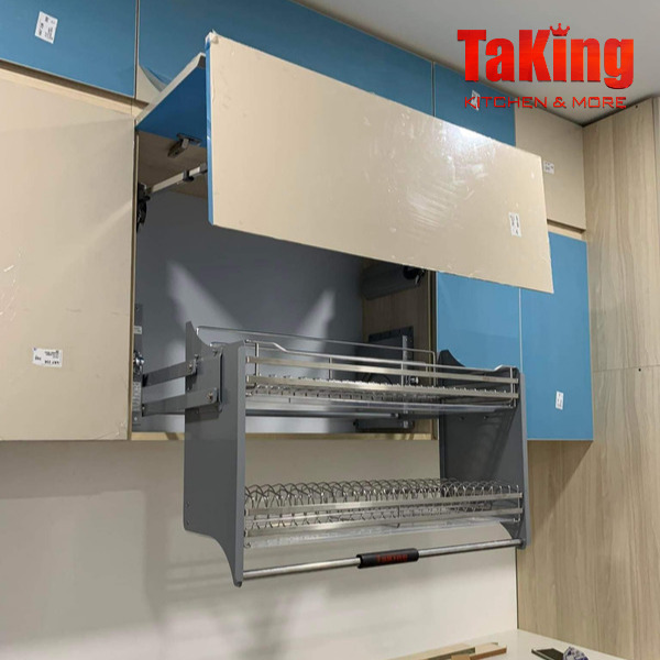 Kệ bát đĩa nâng hạ di động, hiện đại TaKing, thiết kế thông minh, đẹp mắt