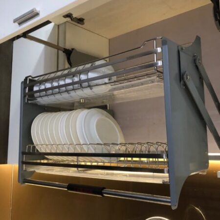 Kệ chén bát nan dẹt SUS 304 cao cấp, thiết kế sang trọng, bề mặt điện hóa TaKing