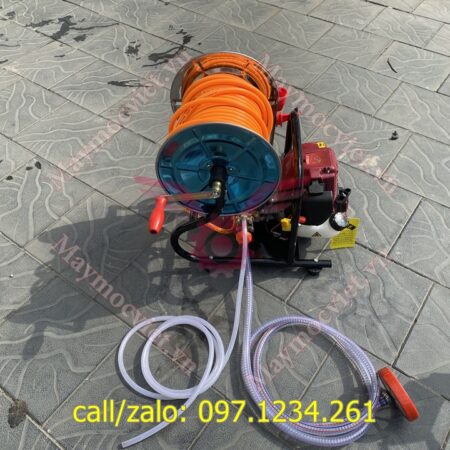 Máy phun thuốc gắn rulo cuộn dây 4 thì GX35 giá rẻ