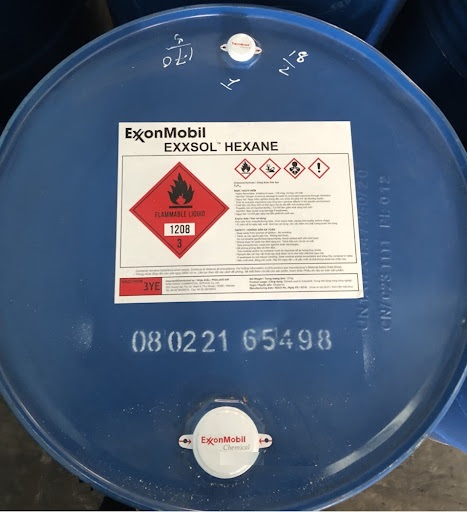 DUNG MÔI CÔNG NGHIỆP N-HEXANE, C6H14