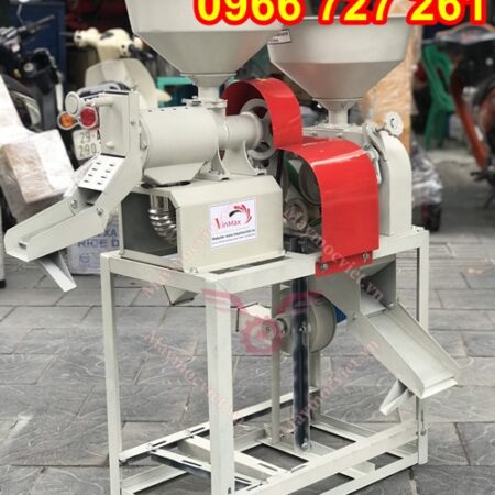 Máy xát gạo liên hoàn mini : xát lứt, xát trắng Vinmax VMLH90