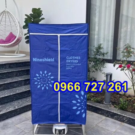 Tủ sấy quần áo Nineshield KB-006 2 tầng có điều khiển