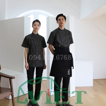 Mẫu áo đầu bếp nam, nữ đẹp, thời trang, độc quyền, thiết kế mới 2024