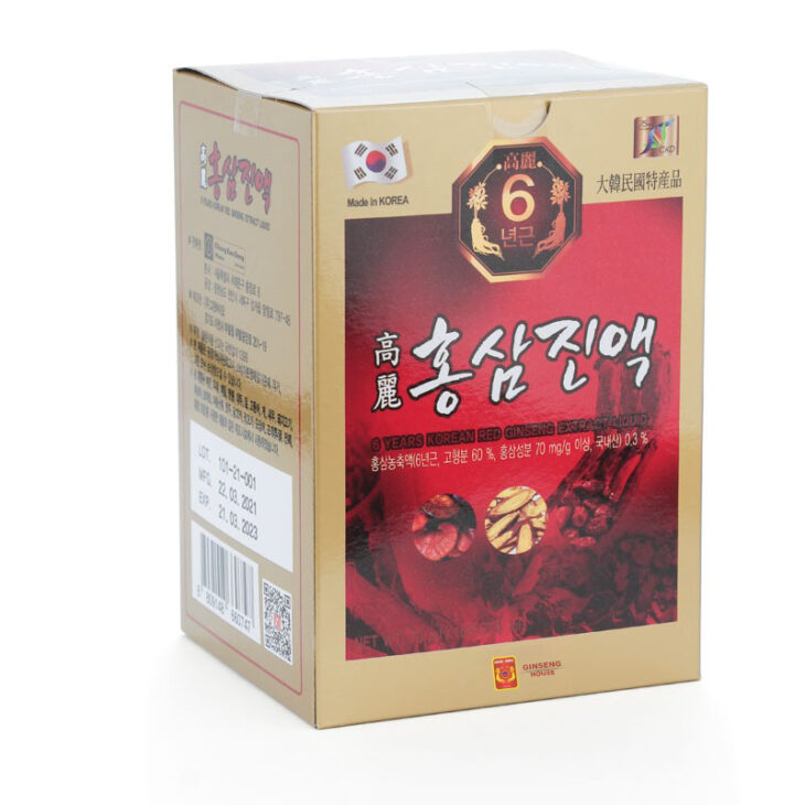 Nước Chiết Xuất Hồng Sâm Hàn Quốc 6 Năm Tuổi Ginseng House