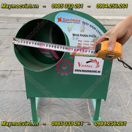 Máy băm mịn cỏ voi, cây chuối chăn nuôi gia súc, gia cầm động cơ điện 2HP