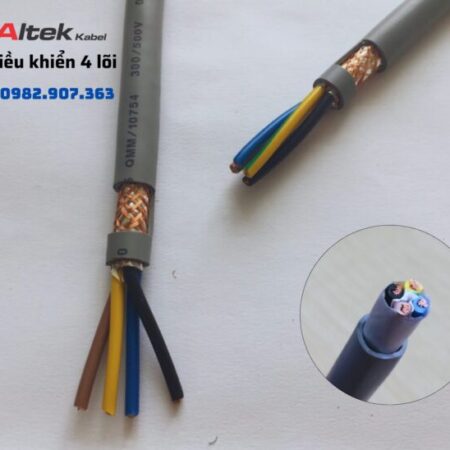 Cáp điều khiển 4 lõi chia màu Altek Kabel giá cạnh tranh