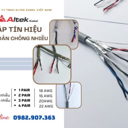 Cáp tín hiệu vặn xoắn chống nhiễu phân phối toàn quốc, giá cạnh tranh Cáp tín hiệu vặn xoắn chống nhiễu phân phối toàn quốc, giá cạnh tranh