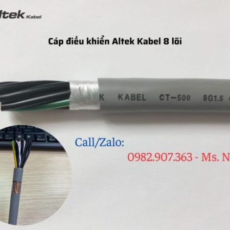 Cáp điều khiển 8 lõi thương hiệu Altek Kabel Đức – tiêu chuẩn châu âu Cáp điều khiển 8 lõi thương hiệu Altek Kabel Đức – tiêu chuẩn châu âu
