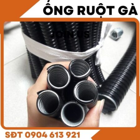 Ống ruột gà lõi thép/ ống kẽm đàn hồi luồn dây điện HCM / hàng sẵn kho