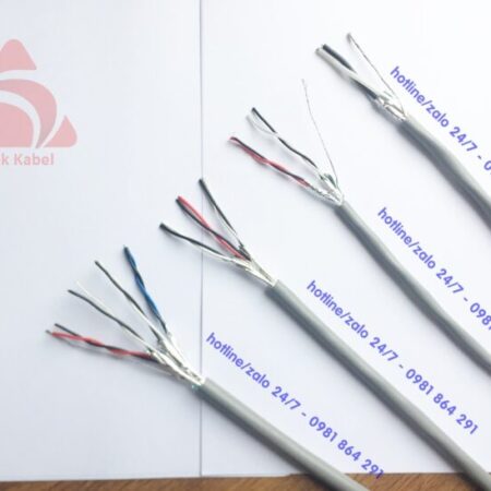 Dây cáp điện tín hiệu 18AWG 2Pair chống nhiễu giá tốt