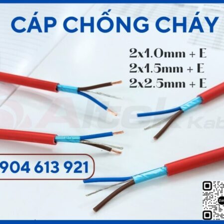 Cáp báo cháy CU/ FR 2×1.5mm Altek Kabel chống cháy chống nhiễu Cáp báo cháy CU/ FR 2×1.5mm Altek Kabel chống cháy chống nhiễu