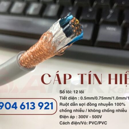 Cáp tín hiệu chống nhiễu SH-500 12×1.5mm Altek kabel HCM Cáp tín hiệu chống nhiễu SH-500 12×1.5mm Altek kabel HCM