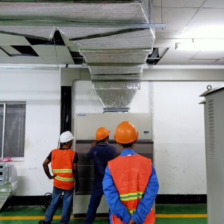 Nhận Khảo Sát – Lắp Đặt Máy Lạnh Tủ Đứng Công Nghiệp Nagakawa Cho Nhà Xưởng