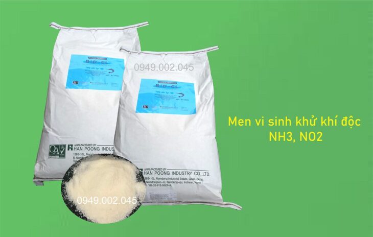 BIO CL – Men vi sinh làm sạch nước, khử khí độc NH3, NO2 trong ao nuôi