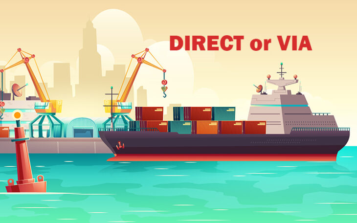 Phân biệt hàng trực tiếp và hàng chuyển tải