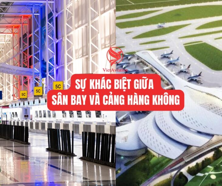 Sự khác biệt giữa cảng hàng không và sân bay