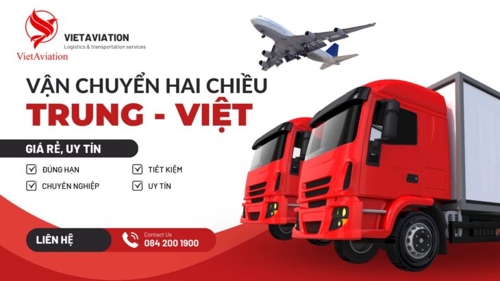 Vận chuyển hai chiều Việt Nam và Trung Quốc tiện lợi