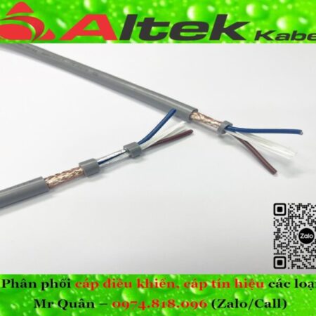 Altek Kabel: Cáp điều khiển 2×1.5 bọc kim chống nhiễu
