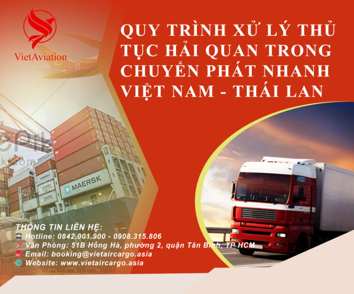 Quy trình xử lý thủ tục hải quan trong chuyển phát nhanh Việt Nam – Thái Lan