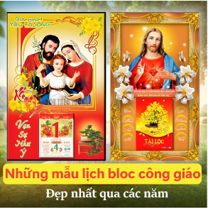 Những Mẫu Lịch Bloc Công Giáo Đẹp Nhất Qua Các Năm Những Mẫu Lịch Bloc Công Giáo Đẹp Nhất Qua Các Năm