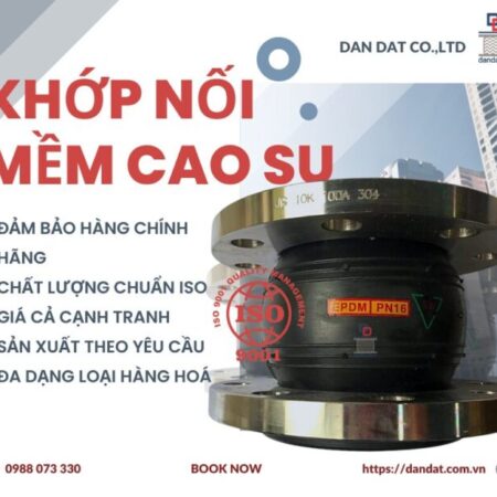 Khớp Nối Mềm Cao Su Mặt Bích: Đặc Điểm và Ứng Dụng