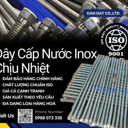 Dây Cấp Nước Inox Chịu Nhiệt – Chất Lượng Vượt Trội, An Toàn Tuyệt Đối