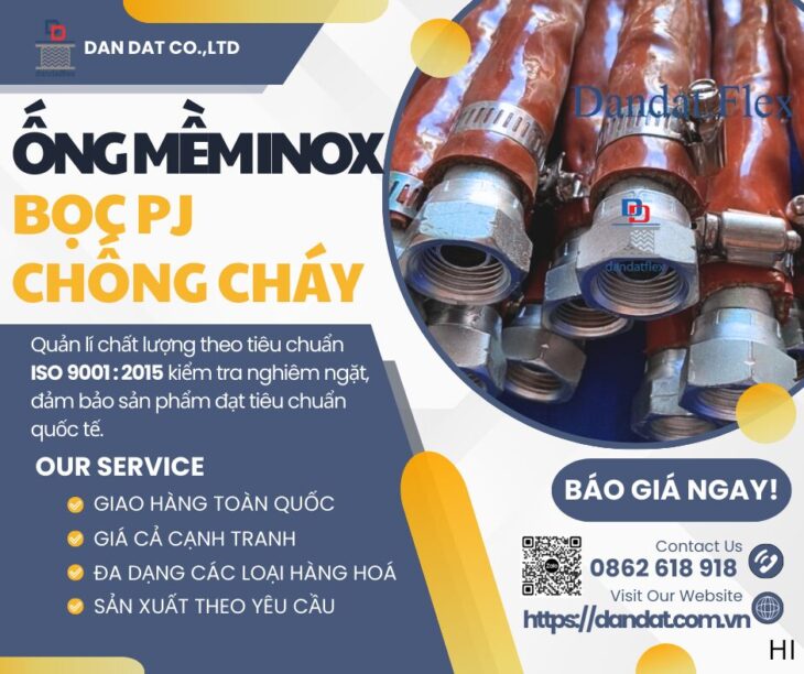 Ống Mềm Dẫn Hơi Nóng – Sản Phẩm Chất Lượng Cao Ứng Dụng Công Nghiệp