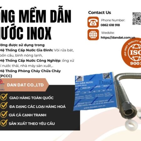 Ống Mềm Dẫn Nước Bình Nóng Lạnh Inox DanDat.Flex – Best Flexible Water Hose Ống Mềm Dẫn Nước Bình Nóng Lạnh Inox DanDat.Flex – Best Flexible Water Hose