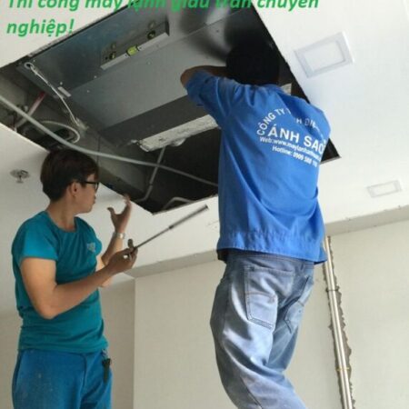 Thi Công Lắp Đặt Máy Lạnh Áp Trần Daikin Uy Tín Tại Hcm