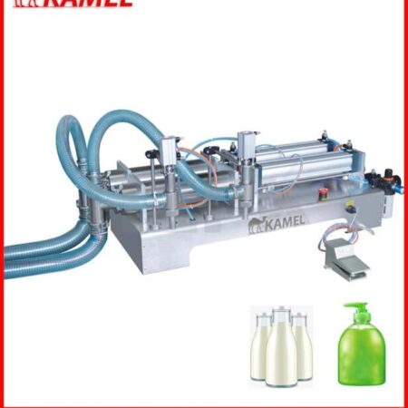 Máy chiết rót chất lỏng 2 đầu ngang