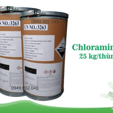 Chloramin B – Diệt khuẩn, xử lý nước ao nuôi tôm cá Chloramin B – Diệt khuẩn, xử lý nước ao nuôi tôm cá