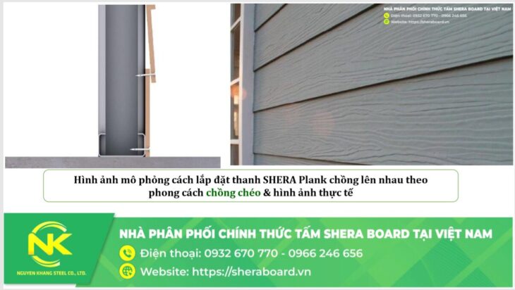 SHERA Plank và ứng dụng cho ngoại thất ốp tường