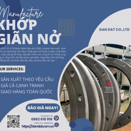 Khớp Giãn Nở Inox| Khớp giãn nở inox nối bích| Khớp giãn nở nhiệt bằng vải